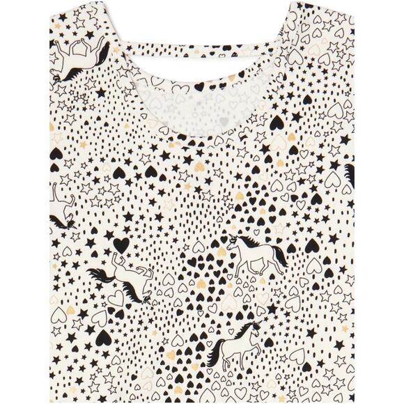 Wonder Nation Girls Unicorn T-shirt - Size Plus Large (10-12) - Picture 4 of 4